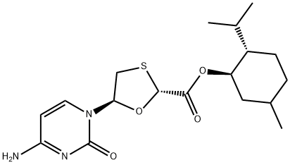 (1R,2S,5R)-Mentil-(2R,5S)-5-(4-amino-2-okso-2H-pirimidin-1-il)-[1,3]oksatiolan-2-karboksilik asit