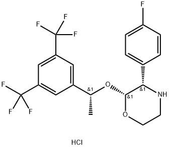 (2R,3S)-2-[(1R)-1-[3,5-Bis(triflorometil)fenil]etoksi]-3-(4-florofenil)Morfolin hidroklorür