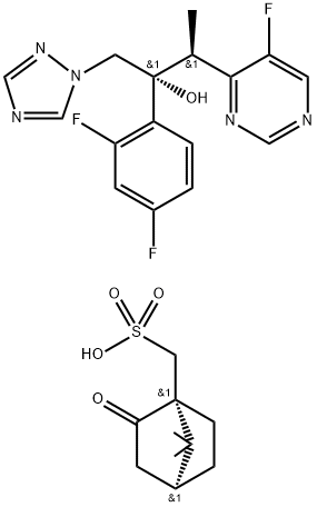 (2R,3S)-2-(2,4-Diflorofenil)-3-(5-floropiriMidin-4-il)-1-(1H-1,2,4-triazol-1-il)-2-butanol L (-)-CaMforsülfonat