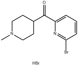 (6-bromopiridin-2-il)-(1-metilpiperidin-4-il)metanon hidrobromür