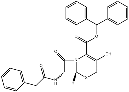 (6R,7R)-3-Hidroksi-8-okso-7-[(fenilasetil)amino]-5-tiya-1-azabisiklo[4.2.0]okt-2-en-2-karboksilik asit difenil metil ester