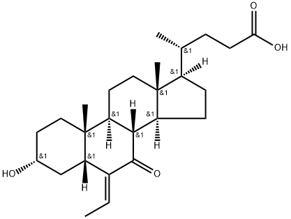 (E)-3a-hidroksi-6-etiliden-7-keto-5β-kolan-24-oik asit
