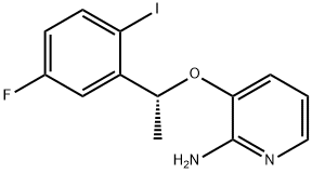 (R)-3-(1-(5-floro-2-iyodofenil)etoksi)piridin-2-amin