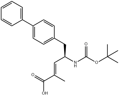 (R,E)-5-((1,1'-Bifenil)-4-il)-4-((tert-butoksikarbonil)amino)-2-metilpent-2-enoik asit