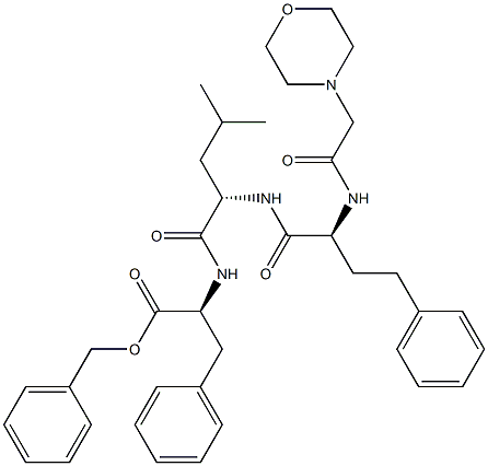 (S)-benzil 2-((S)-4-metil-2-((S)-2-(2-morfolino asetamido)-4-fenilbütanamido)pentanamido)-3-fenilpropanoat