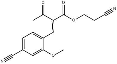 (Z)-2-siyanoetil 2-(4-siyano-2-metoksibenziliden)-3-oksobutanoat