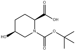 1,2-Piperidindikarboksilik asit, 5-hidroksi-, 1-(1,1-diMetiletil) ester, (2S,5S)