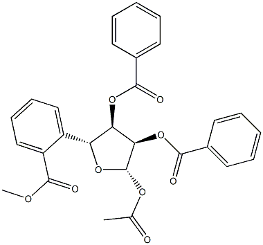 1-Asetil-2,3,5-Tribenzamid-D-Riboz