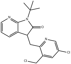 1-(tert-bütil)-3-((5-kloro-3-(klorometil)piridin-2-il)metil)-1,3-dihidro-2H-pirolo[2,3-b]piridin-2- bir