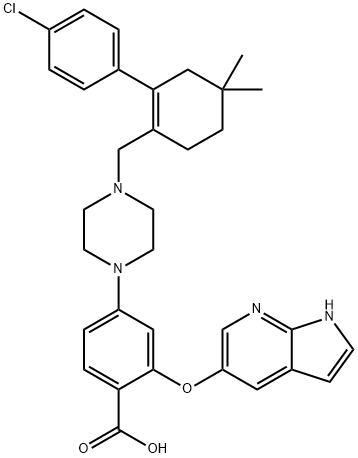 2-[(1H-pirolo[2,3-B]piridin-5-il)oksi]-4-[4-[[2-(4-klorofenil)-4,4-dimetil halkası Heks-1-enil] metil]piperazin-1-il]benzoik asit