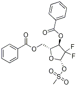 2-Deoksi-2,2-difloro-D-ribofuranoz-3,5-dibenzoat-1-metansülfonat