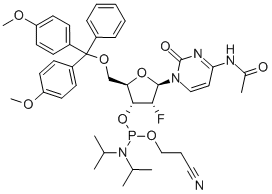 2'-Floro-N4-asetil-5'-O-(4,4'-dimetoksitritil)-2'-Deoksisitidin-3'-CE-Fosforamidit