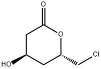 2H-Piran-2-on, 6-(klorometil)tetrahidro-4-hidroksi-, (4R,6S)-