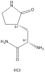 3-Pirolidinpropanamid, a-amino-2-okso-, hidroklorür