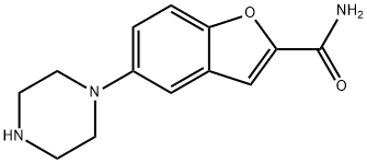 5-(1-Piperazinil)benzofuran-2-karboksamid