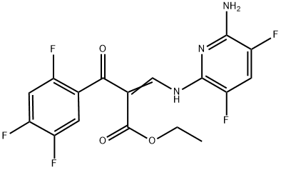 benzenpropanoik asit, a-[[(6-amino-3,5-difloro-2-piridinil)amino]metilen]-2,4,5-trifloro-β-okso-, etil ester