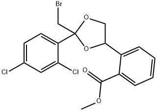 cis-2-(Bromometil)-2-(2,4-diklorofenil)-1,3-dioksolan-4-ilmetil benzoat