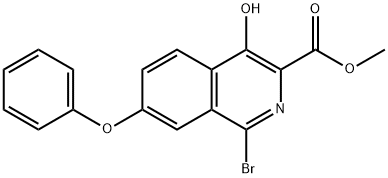 metil 1-bromo-4-hidroksi-7-fenoksiizokinolin-3-karboksilat