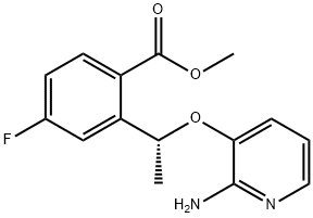 metil(R)-2-(1-((2-aminopiridin-3-il)oksi)etil)-4-florobenzoat